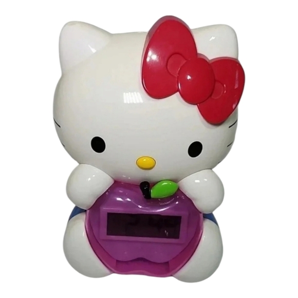 Hello Kitty Light Up Loud Apple Alarm Clock - Picture 1 of 7